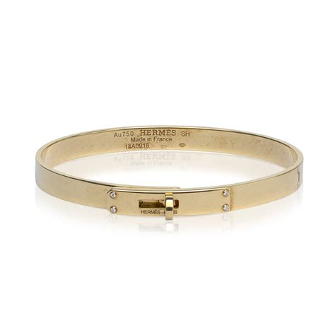 hermes kelly leather bracelet price|18k diamond kelly bangle bracelet.